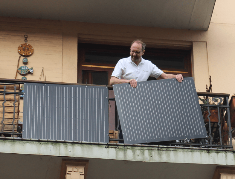 Sommer Solar Balkonkraftwerk 4 M Hamburg